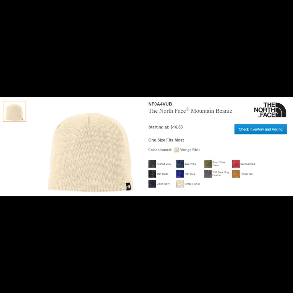 NF0A4VUB
The North Face® Mountain Beanie